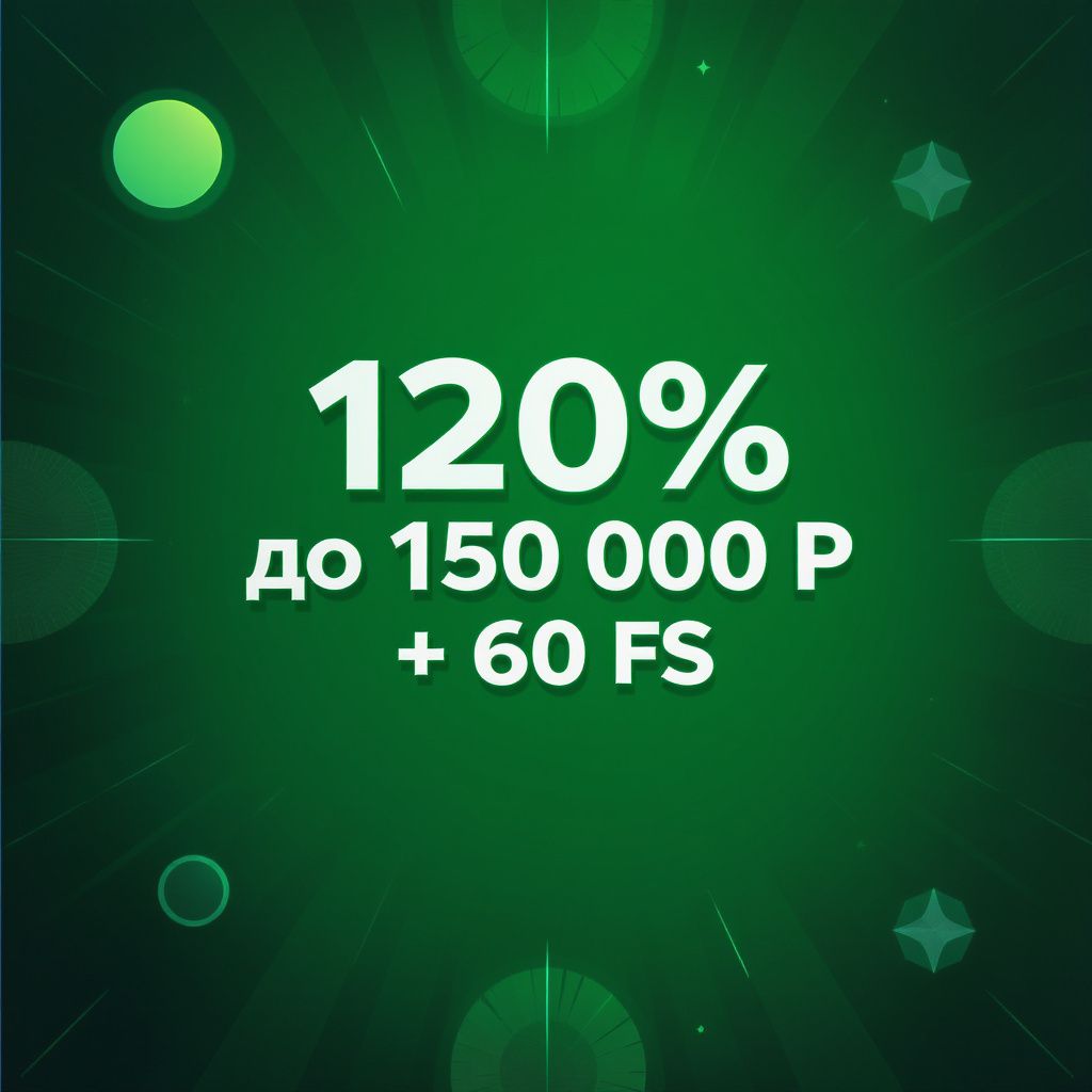 120% до 150 000 ₸ + 60 FS